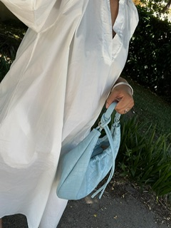 Sac botté bleu bébé